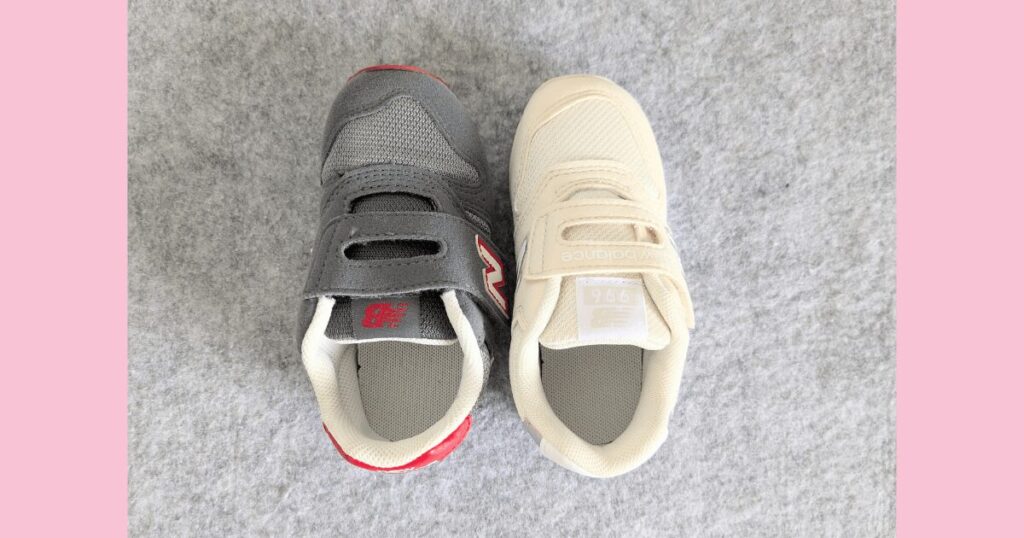 Newbalance kids 996 373 幅の違い